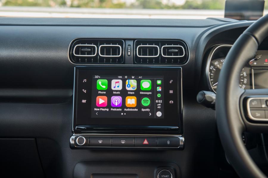 Детали интерьера Citroen C3 Aircross 2019 года  (AU) (фото 7 из 40)